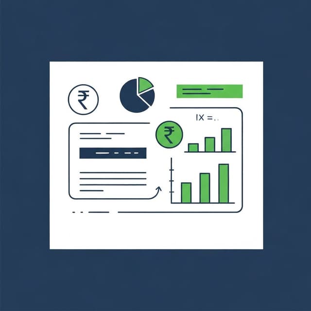 Tax regime comparison showing old tax regime vs new tax regime with deduction calculations for FY 2025-26